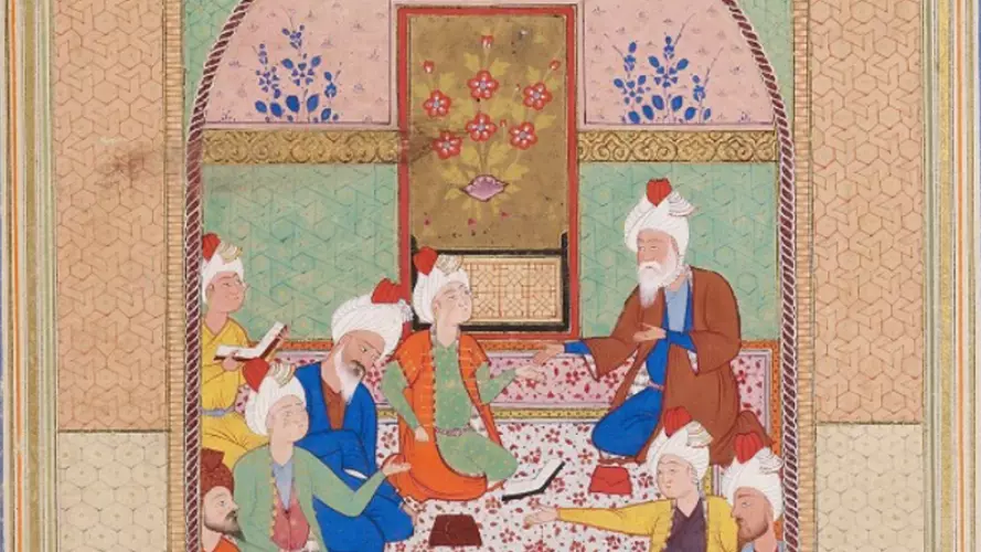 Gāzurgāhī's Majālis al-Ushshāq, 1552 AD, Bodleian Libraries, University of Oxford, MS. Ouseley Add. 24, fol. 39b.